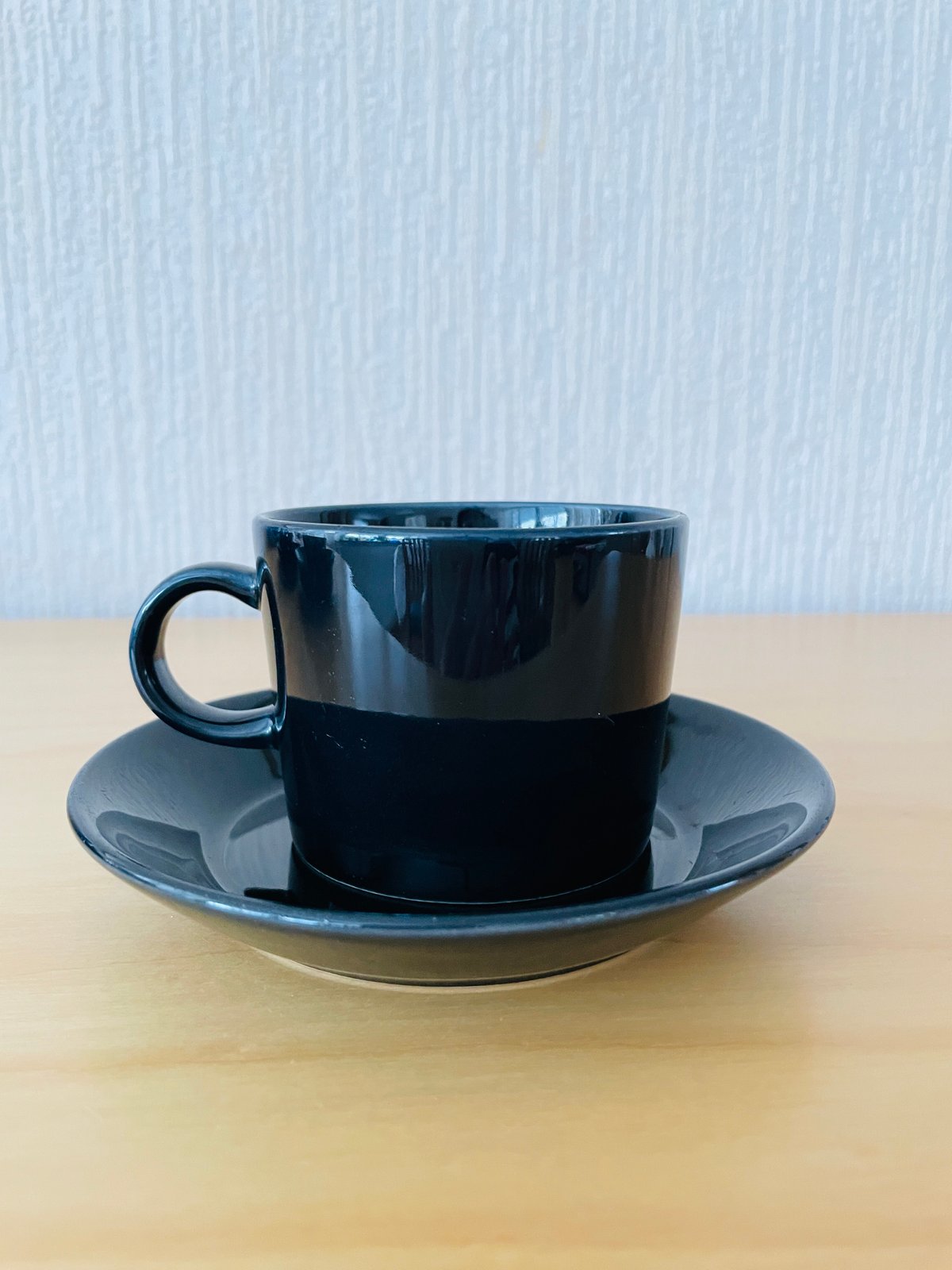 Teema【中古品】イッタラ ティーマ黒３個セット イッタラ ティーマプレート15cm 21cmブラック黒4枚セット