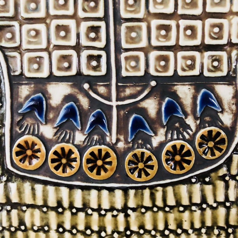 リサラーソン 陶板 船 SKEPP UNIK ユニークシリーズグスタフスベリ