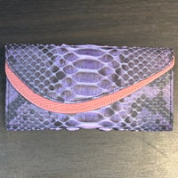 ◇パイソンレザー◇ エキゾチック レザー / 長財布 / ターンロック パイソン長財布 | ディープグリーン - 『皮革に製品としての生命への愛