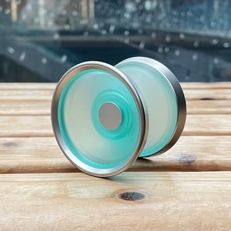 PLACTAL / Teal Blue・Matte Silver rim