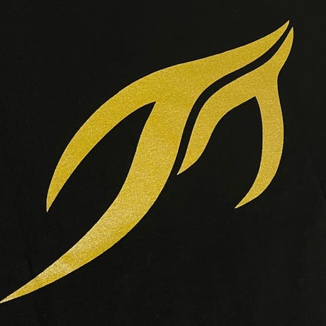 JT-shirt / Black（Gold logo）