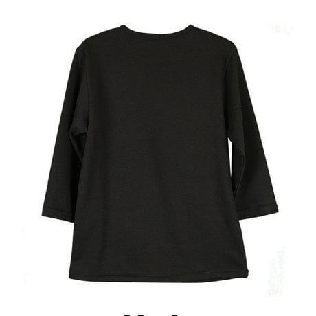 メンズTシャツ ペンキプリントロンT メンズ七分袖 メンズロンT jilverman ジルバーマンメンズラウンドネック メンズUネック メンズブランドTシャツ lt-1