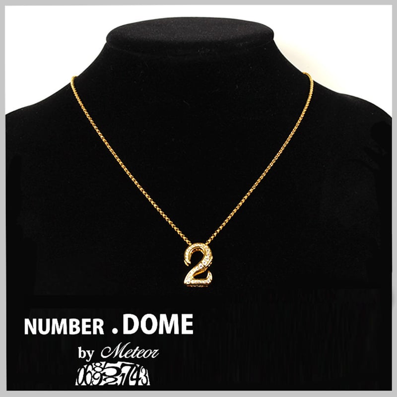 ナンバー ネックレス メンズ ゴールド 数字 ペア ブランド ブレス 2