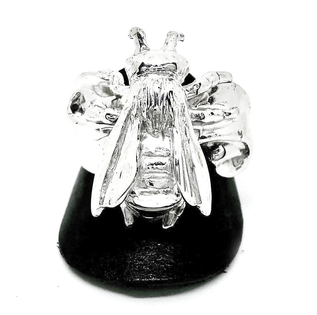 SOLID DESIGN SD-543 生き物図鑑 昆虫シリーズ 蜂シルバーリング | SOL