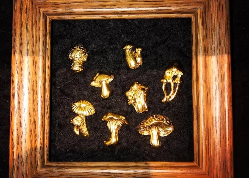 SOLID DESIGN SD-552 キノコ図鑑シリーズ ツルダケシルバーペンダント