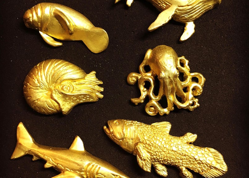 SOLID DESIGN SDR-192 【立体ピンズ】 海の生き物図鑑シリーズ