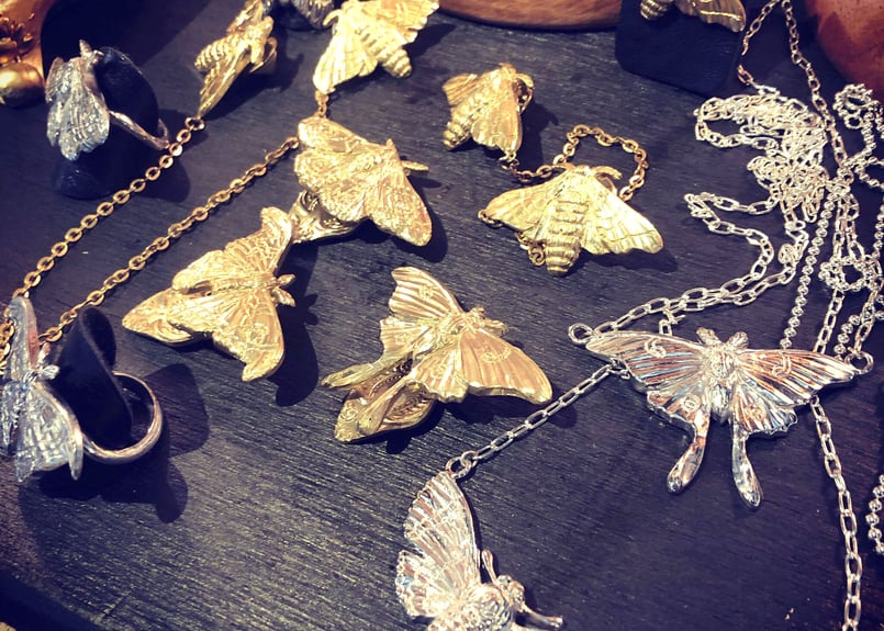 SOLID DESIGN SDr-272 生き物図鑑 蛾シリーズ 【ヤママユガクリップ