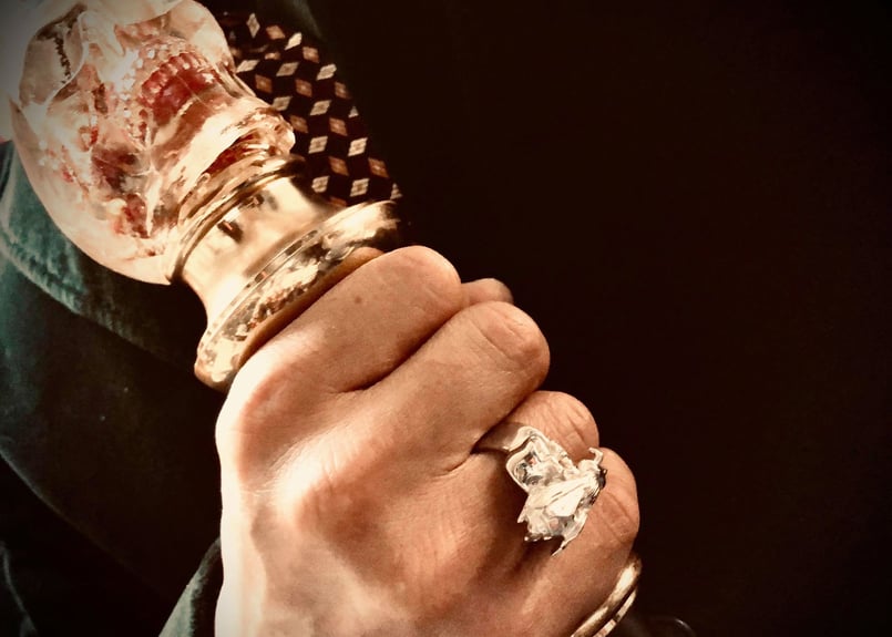 SOLID DESIGN SD-543 生き物図鑑 昆虫シリーズ 蜂シルバーリング | SOL