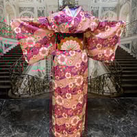 めっちゃ着物®︎＝ワンピース（紫・黒帯）TWS-M/M-B