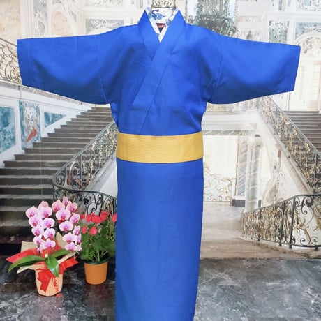 【男性用】めっちゃ着物®︎（青ML）MMS-ML/A