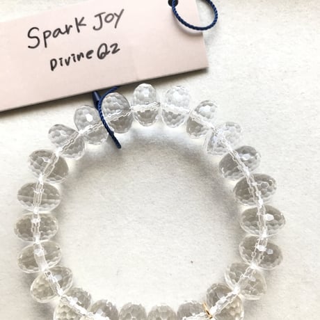 Light of Ashtar　ディバインクォーツブレスレット　”Spark Joy”