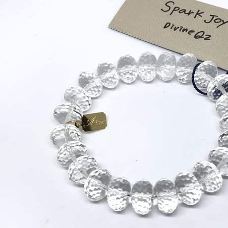 Light of Ashtar　ディバインクォーツブレスレット　”Spark Joy”