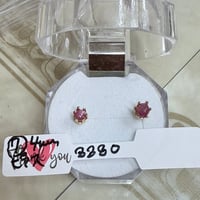 スタールビー宇咲愛作成ピアス　⑦