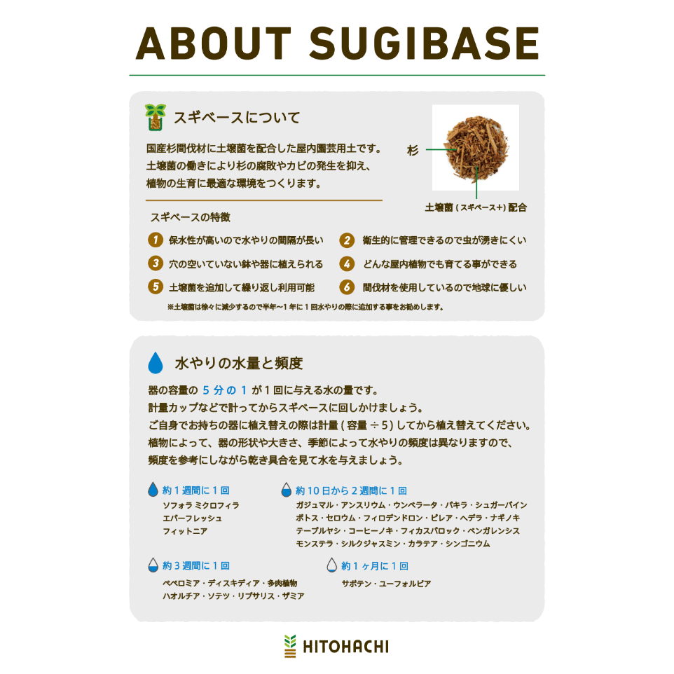 スギベースS 500ml | HITOHACHI