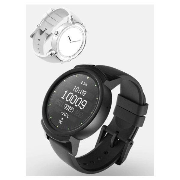 Ticwatch E Expres スマートウォッチ Android WearOS搭載 iOS Android対応 WIFI GPS IP67防水  OLED デュアル液晶