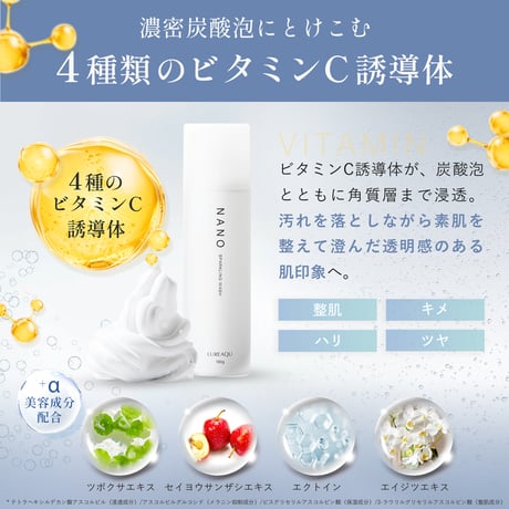 【LUREAQU】ルリーク ナノ スパークリングウォッシュ