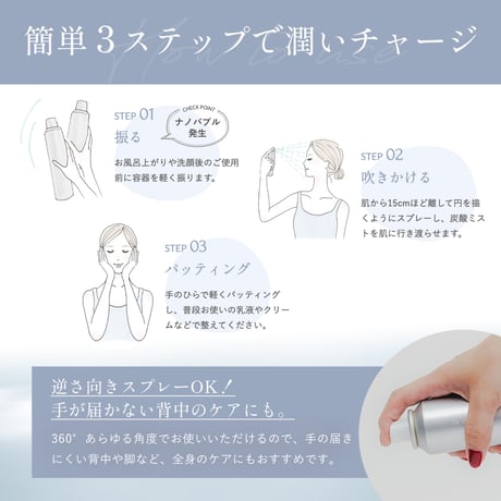 【LUREAQU】LUREAQU NANO SPARKLING MIST ルリーク ナノ スパークリングミスト