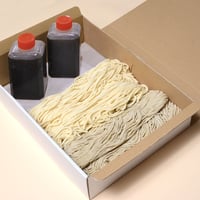 【萬寿庵そば・うどんセット】萬寿庵そば（２人前）・うどん（２人前）