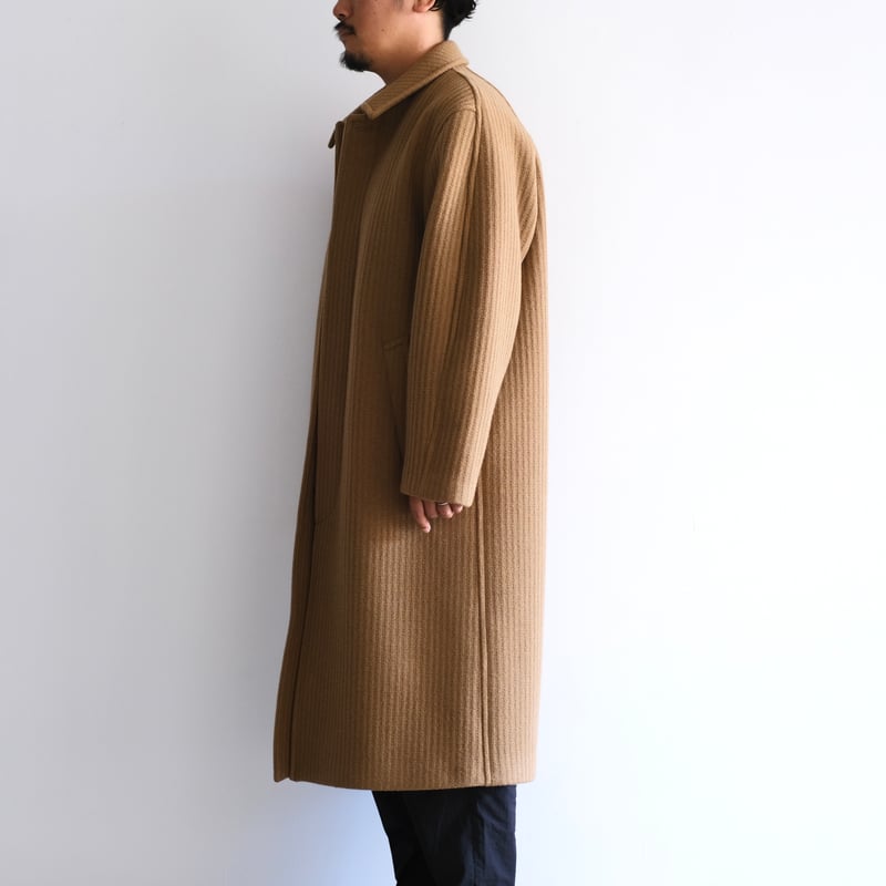 AURALEE / SPONGE BONDED WIDE WALE WOOL SOUTIEN