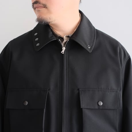 AURALEE / WOOL MAX CANVAS BLOUSON（Men's/BLACK）