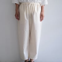 Yoli / Cotton eazy pants (Lady's、Men's /O .white)