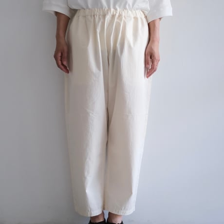 Yoli / Cotton eazy pants (Lady's、Men's /O .white)
