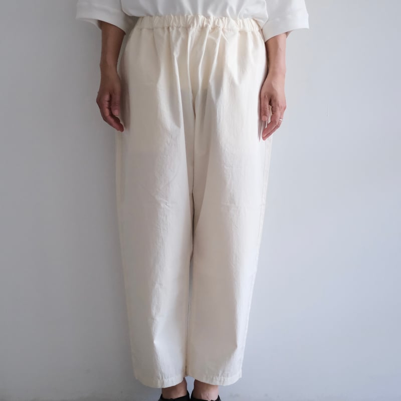 Yoli / Cotton eazy pants (Lady's、Men's /O .whit