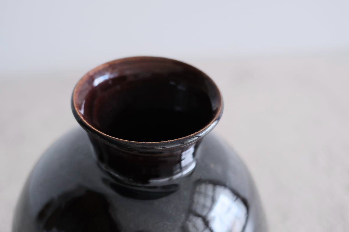 AKa6859　古い　陶器製　花立　当時物 AKa6859 古い 陶器製 花立 当時物