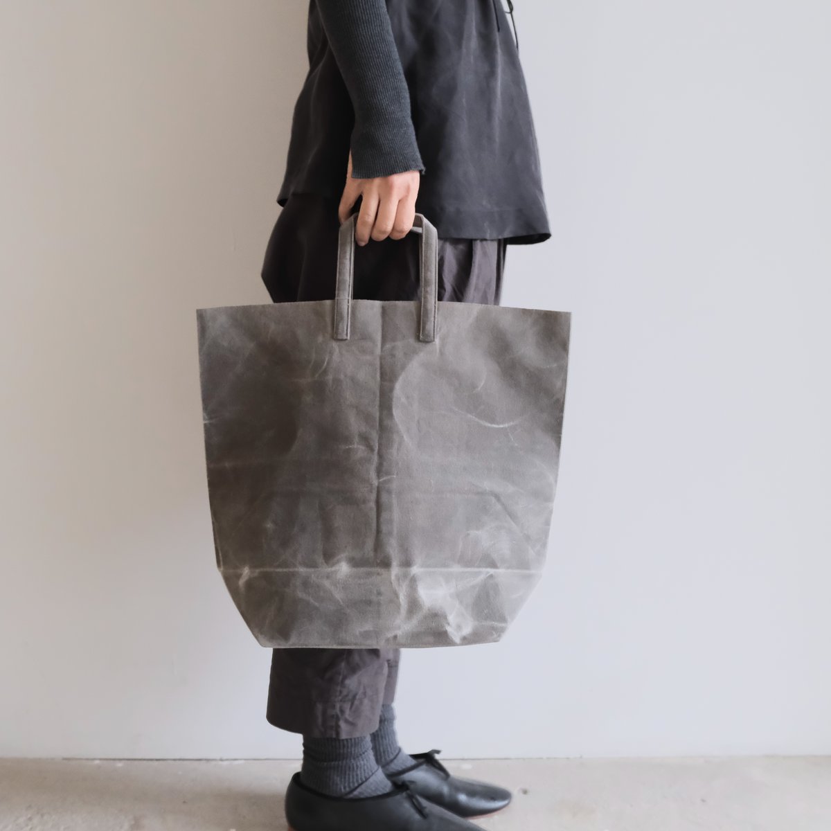 瀧川かずみ/FUNAGATA BAG L（Short/Charcoal) | archipelago