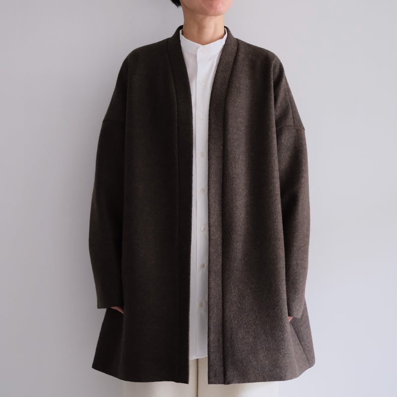 Yoli / Felted Wool jacket (Lady's、Men's/Brown) Yoli / Felted Wool jacket (Lady's、Men's/Brown)