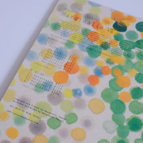 Marginalia Ⅶ / Masakatsu Takagi　(LP)