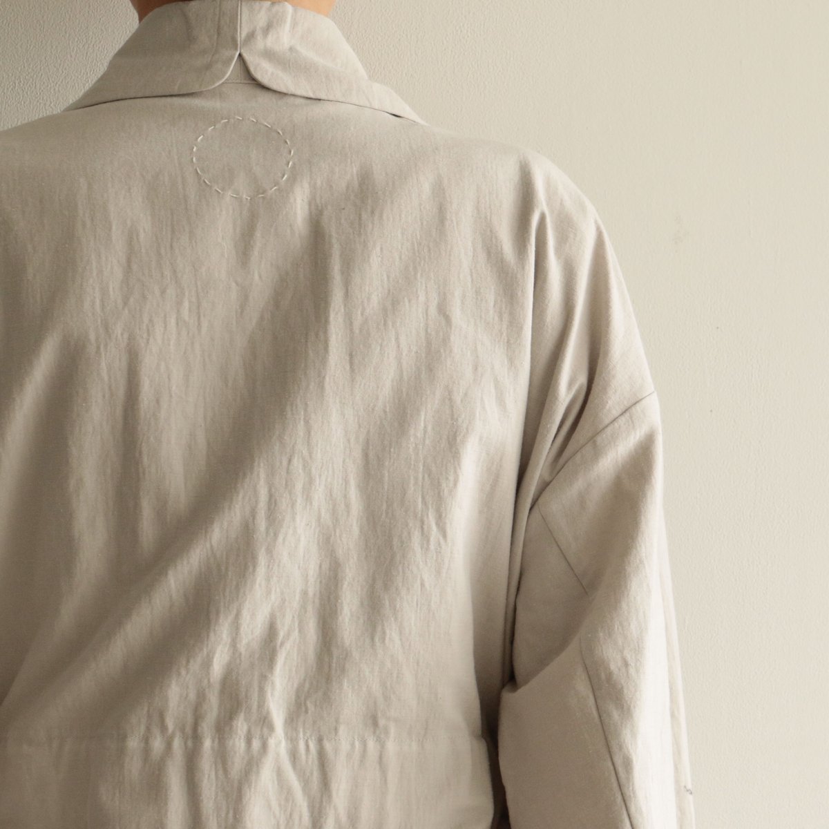 COSMIC WONDER / Classic back satin belted coat( COSMIC WONDER / Classic back satin belted coat(