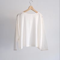 Yoli / Simple wide blouse（Lady ’s/Off.white)