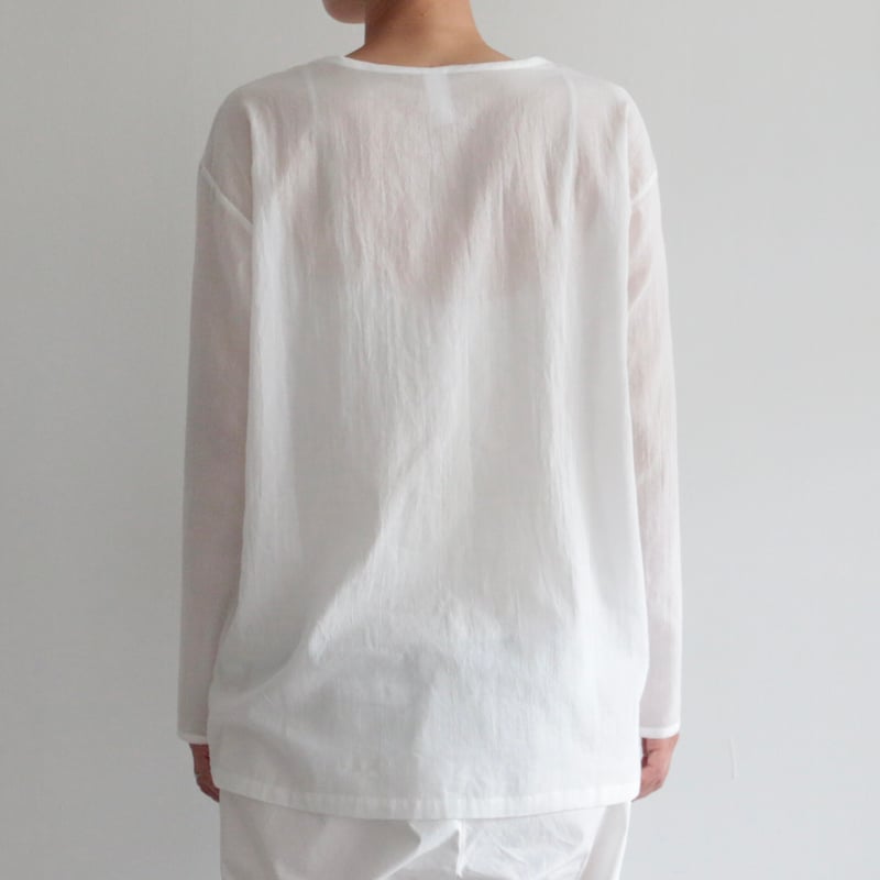 yoli simple blouse white