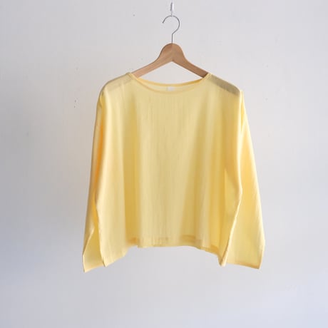 Yoli / Simple wide blouse（Lady ’s/Yellow)