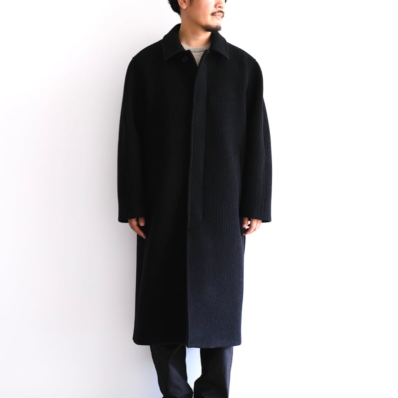 AURALEE / SPONGE BONDED WIDE WALE WOOL SOUTIEN