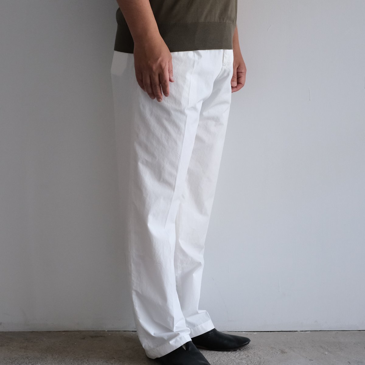 AURALEE / GARMENT-DYED FINX SHUTTLE WEATHER ONE