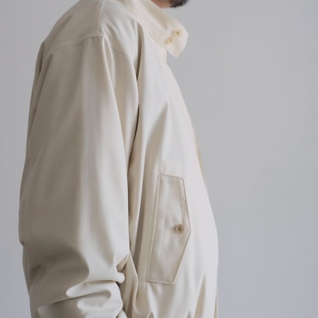 AURALEE /SUPER FINE TROPICAL WOOL ZIP BLOUSON（Men's/IVORY）