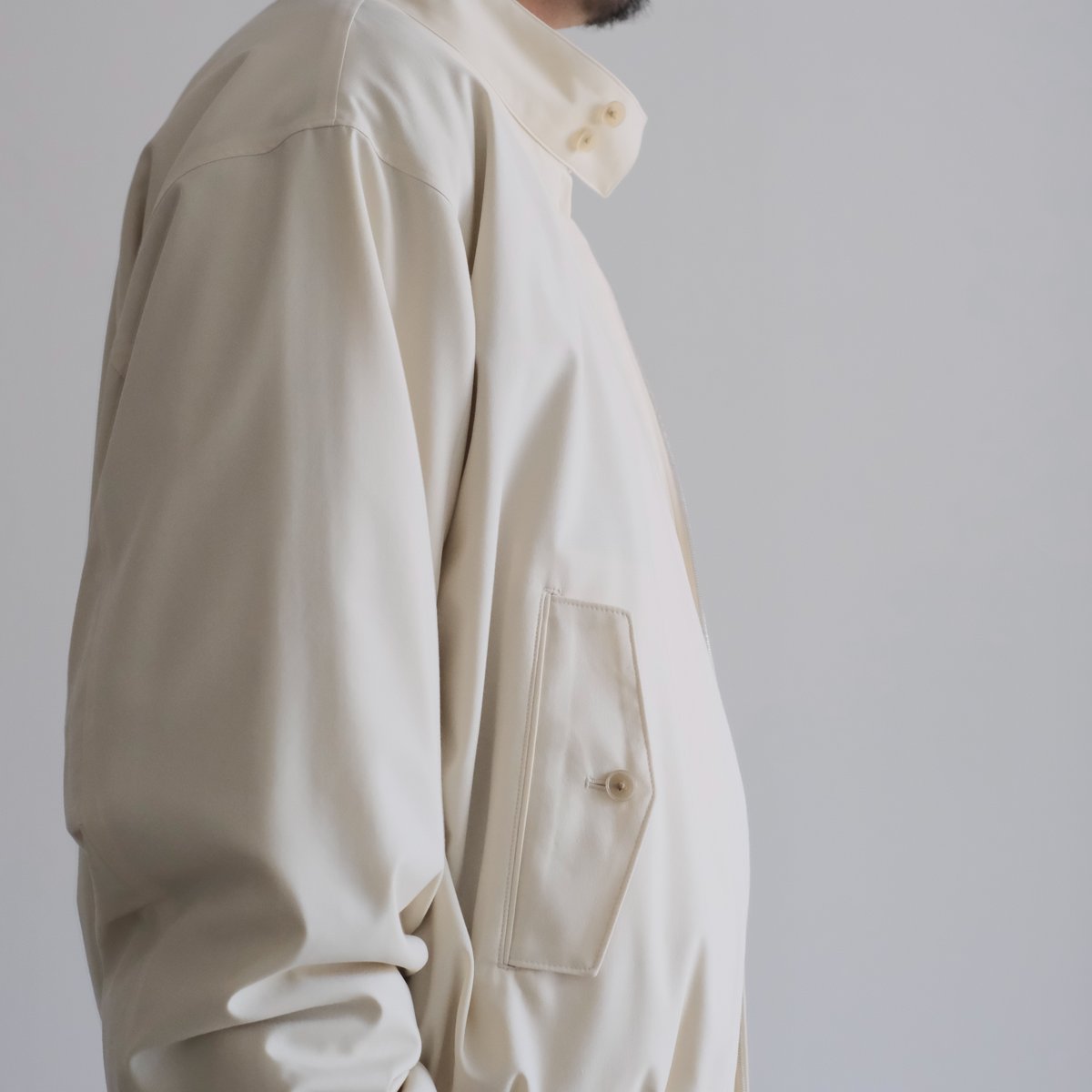 AURALEE /SUPER FINE TROPICAL WOOL ZIP BLOUSON(M AURALEE /SUPER FINE TROPICAL WOOL ZIP BLOUSON(M