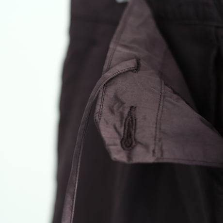 AURALEE / GARMENT-DYED FINX SHUTTLE WEATHER ONE-TUCK SLACKS（Men's / Dark Brown））