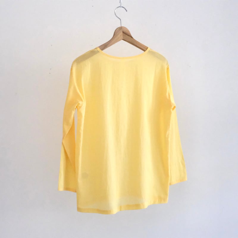 Yoli / Simple blouse（Lady 's/Yellow) | archipelago
