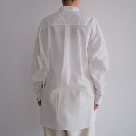 Yoli / Band collar shirt（Lady's,Men’s/White）