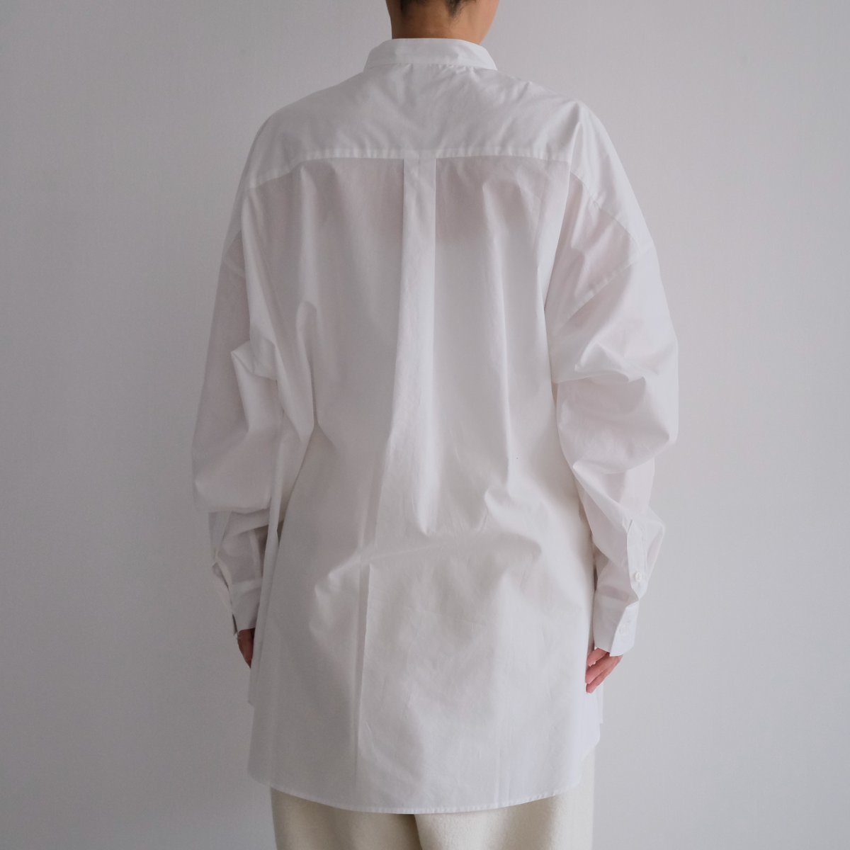 Yoli / Band collar shirt（Lady's,Men's/White） |