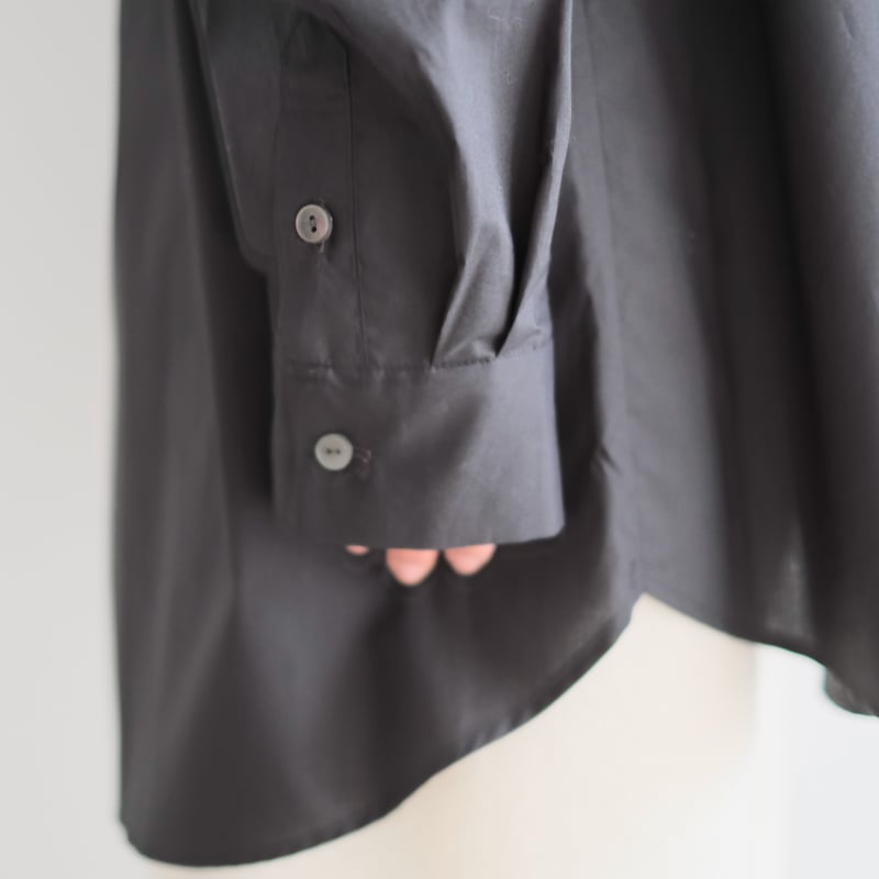 Yoli / Band collar shirt（Lady's,Men's/Black） |