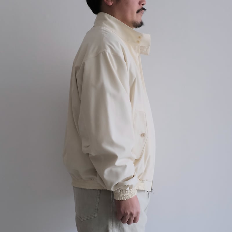 AURALEE /SUPER FINE TROPICAL WOOL ZIP BLOUSON(M AURALEE /SUPER FINE TROPICAL WOOL ZIP BLOUSON(M