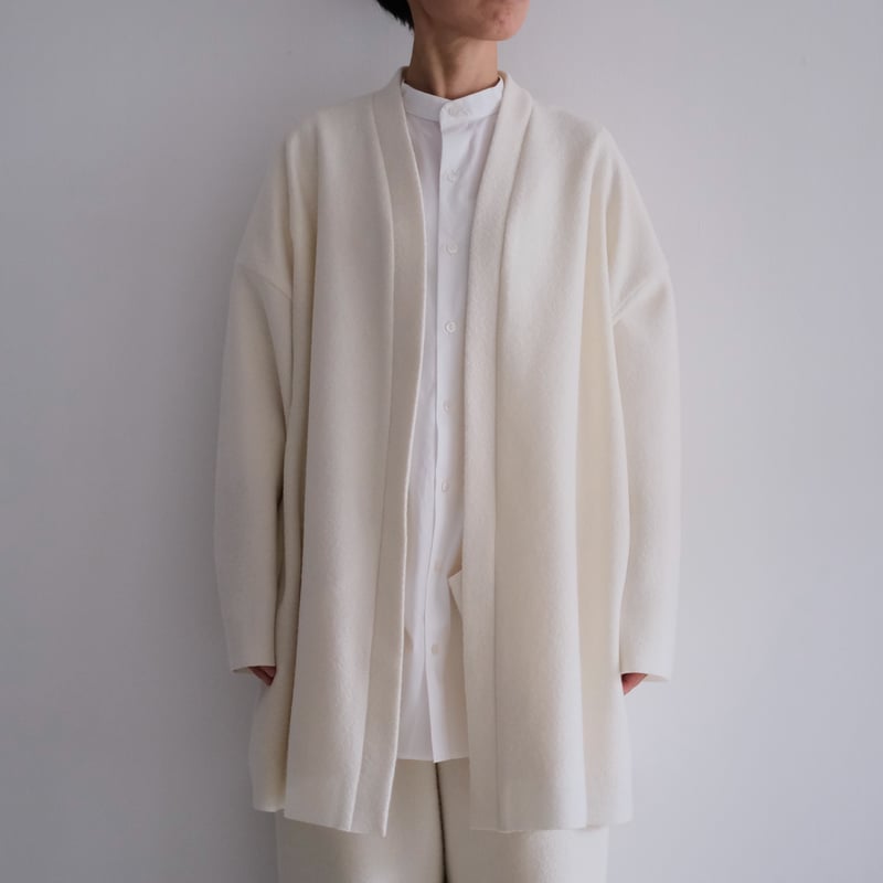 Yoli / Felted Wool jacket (Lady's、Men's/white)