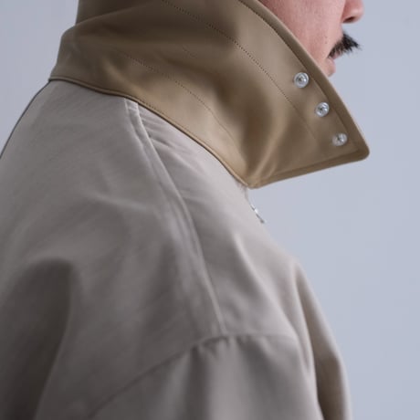 AURALEE / WOOL MAX CANVAS BLOUSON（Men's/TOP GRAY BEIGE）