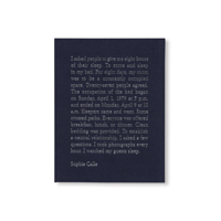 THE SLEEPERS / Sophie Calle