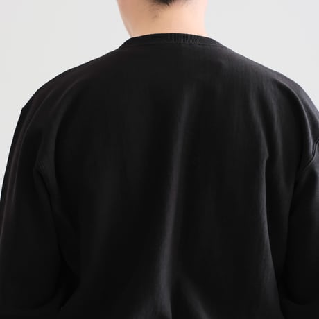 AURALEE /SMOOTH SOFT BD SWEAT P/O（Men's/BLACK）