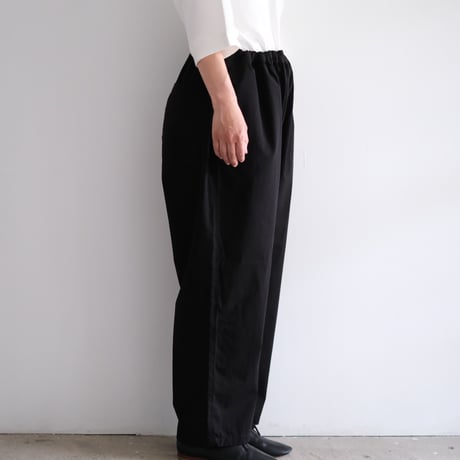 Yoli / Cotton eazy pants (Lady's、Men's /Black)
